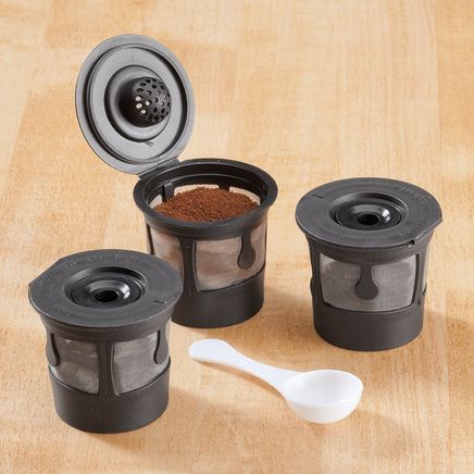 Single-Serve Reusable Coffee Filters, Set of 3-346495