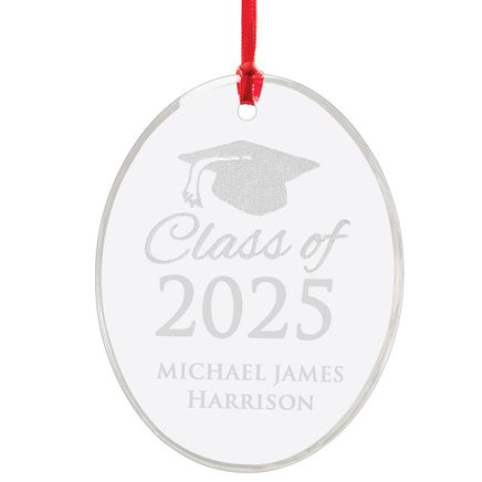Personalized Glass Graduation Ornament-349934