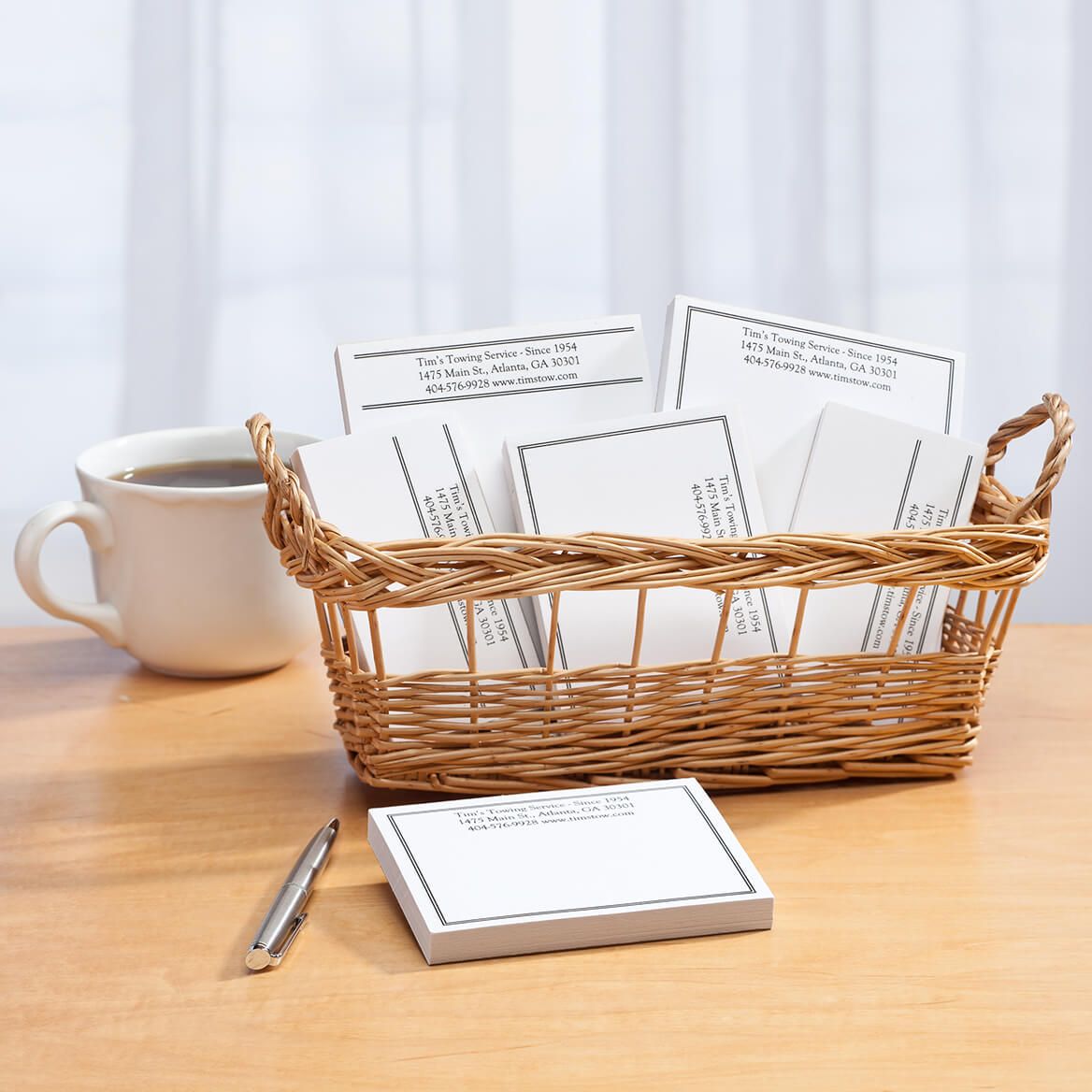Personalized Classic Business Basketful of Notepads-350386