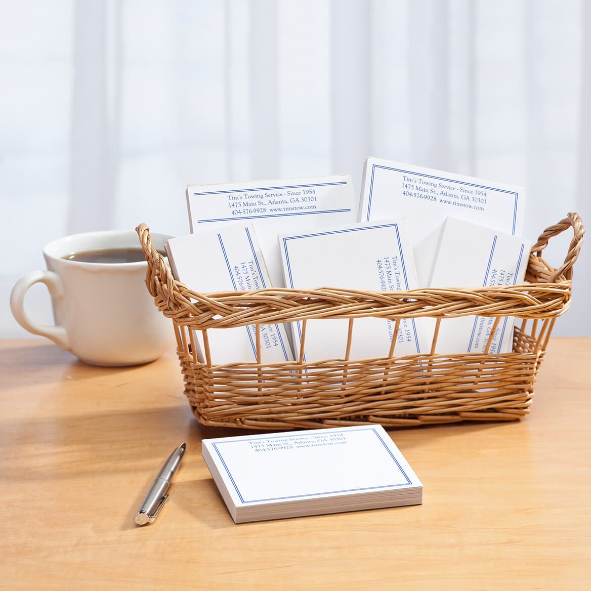 Personalized Classic Business Basketful of Notepads-350386