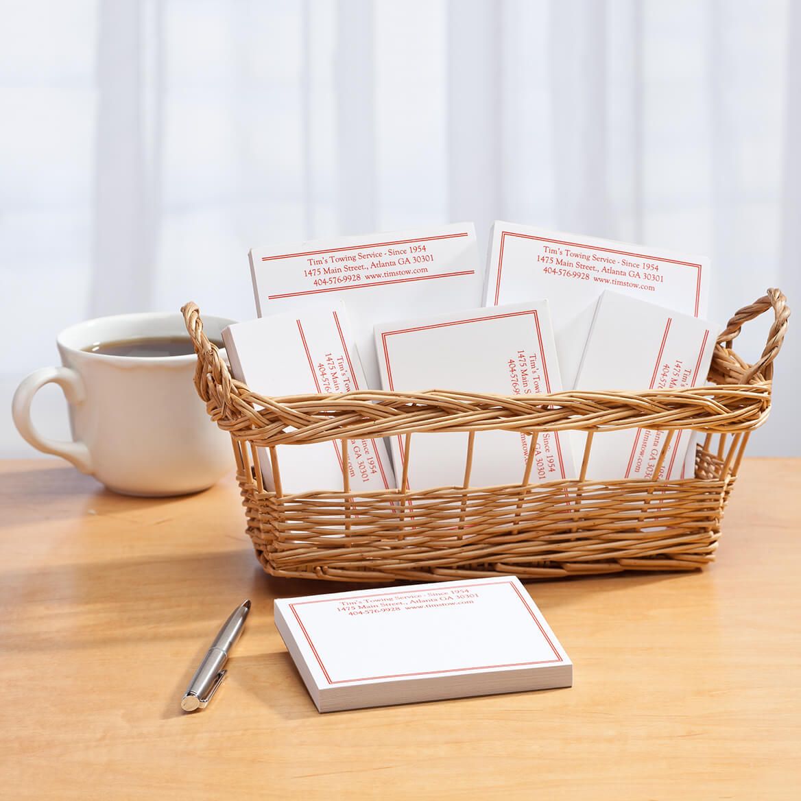 Personalized Classic Business Basketful of Notepads-350386