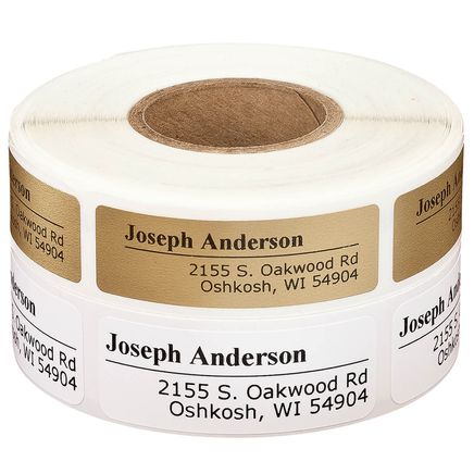 Off-Centered Address Labels, 500-351395