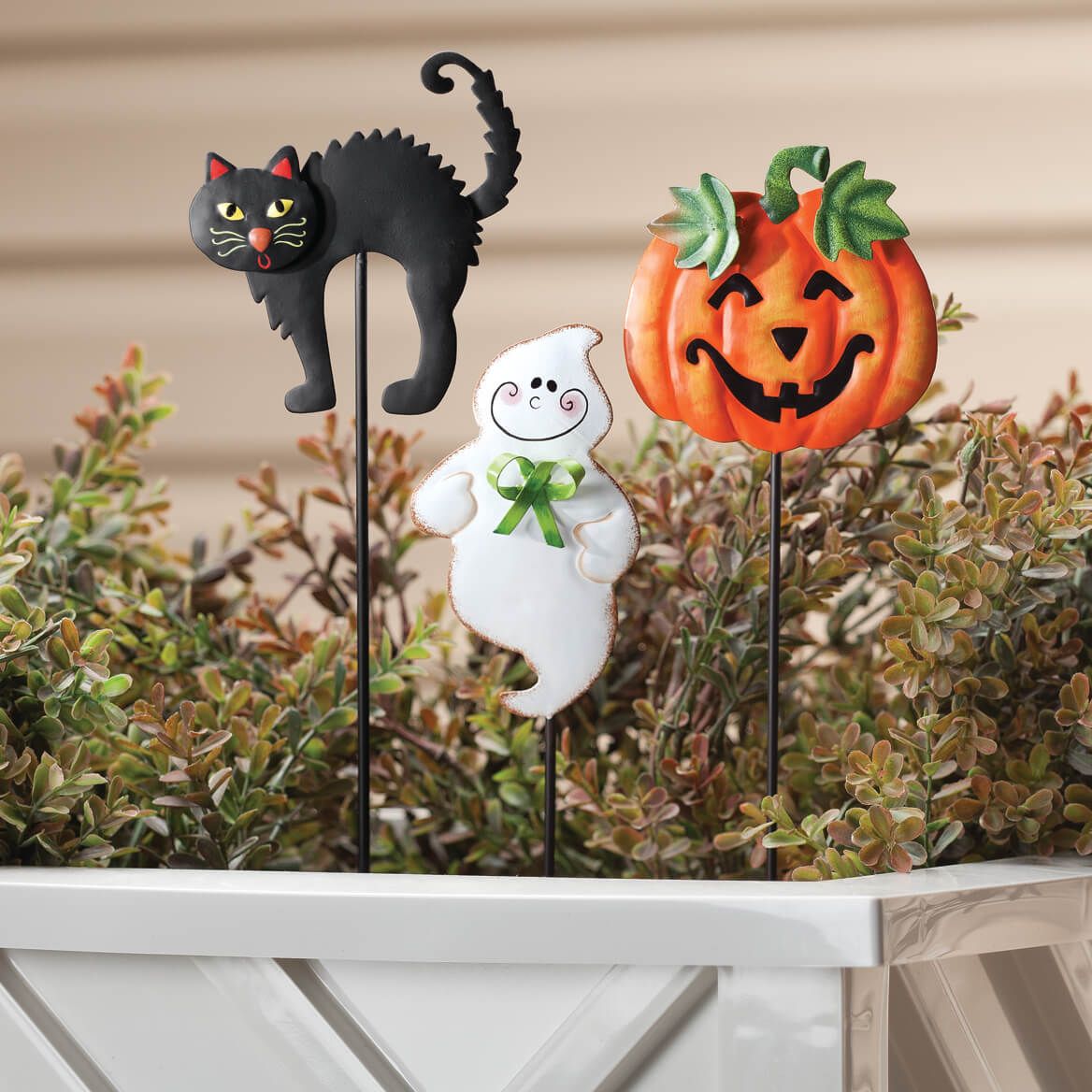 Halloween Planter Stakes Set of 3 by Fox River Creations™-351673