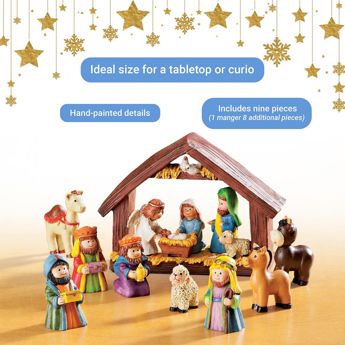 Resin Tabletop Nativity Set-351838