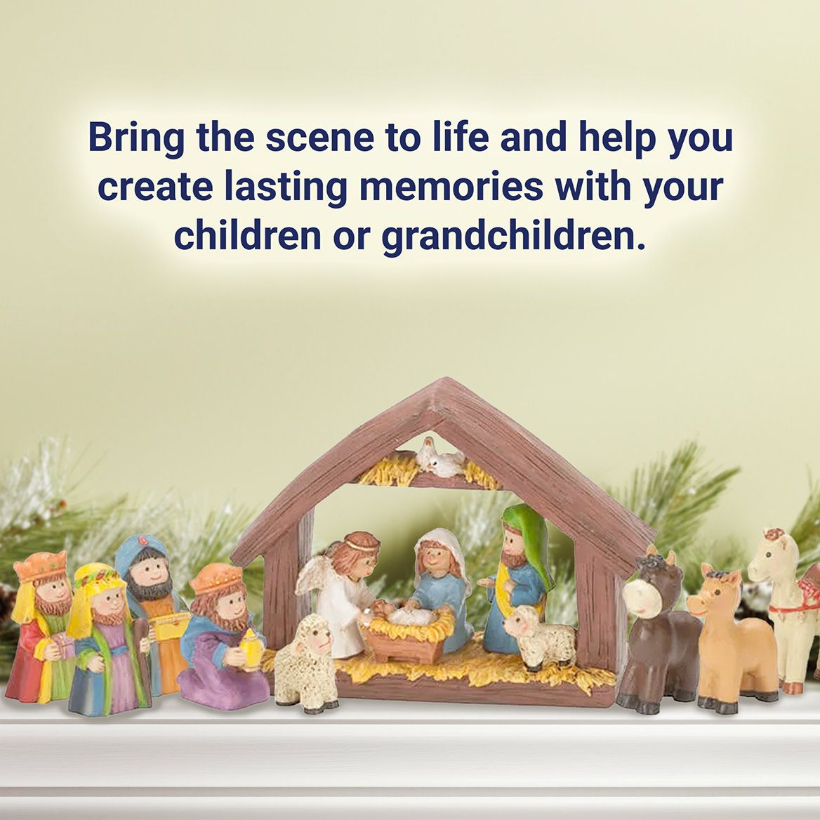 Resin Tabletop Nativity Set-351838