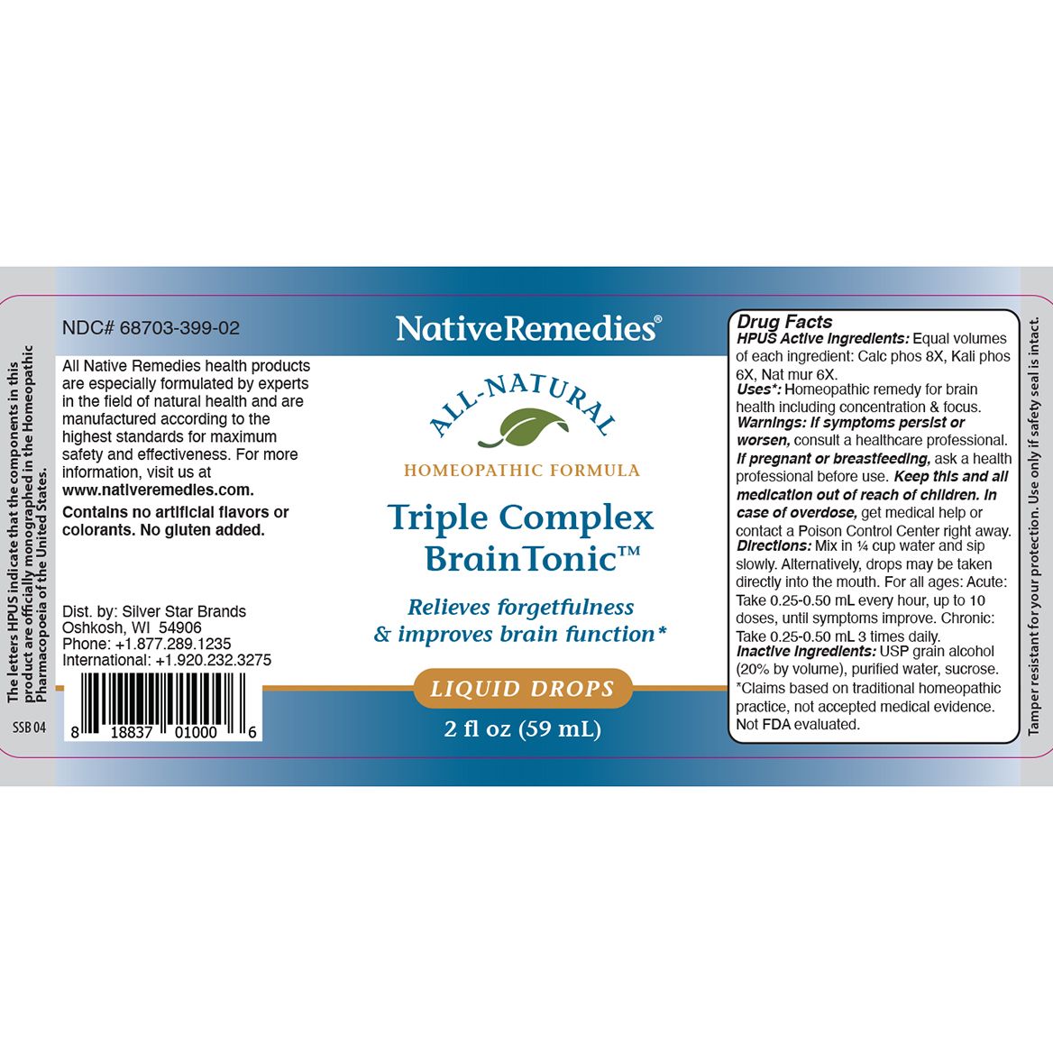 NativeRemedies® Triple Complex Brain Tonic™-351845