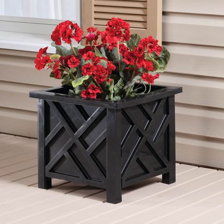Black Chippendale Planter-354643
