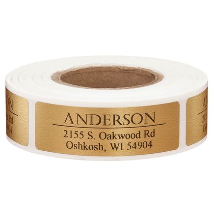 Personalized Bold and Centered Address Labels, Set of 200-357463