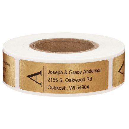 Bold Initial Address Labels - Set of 200-357466