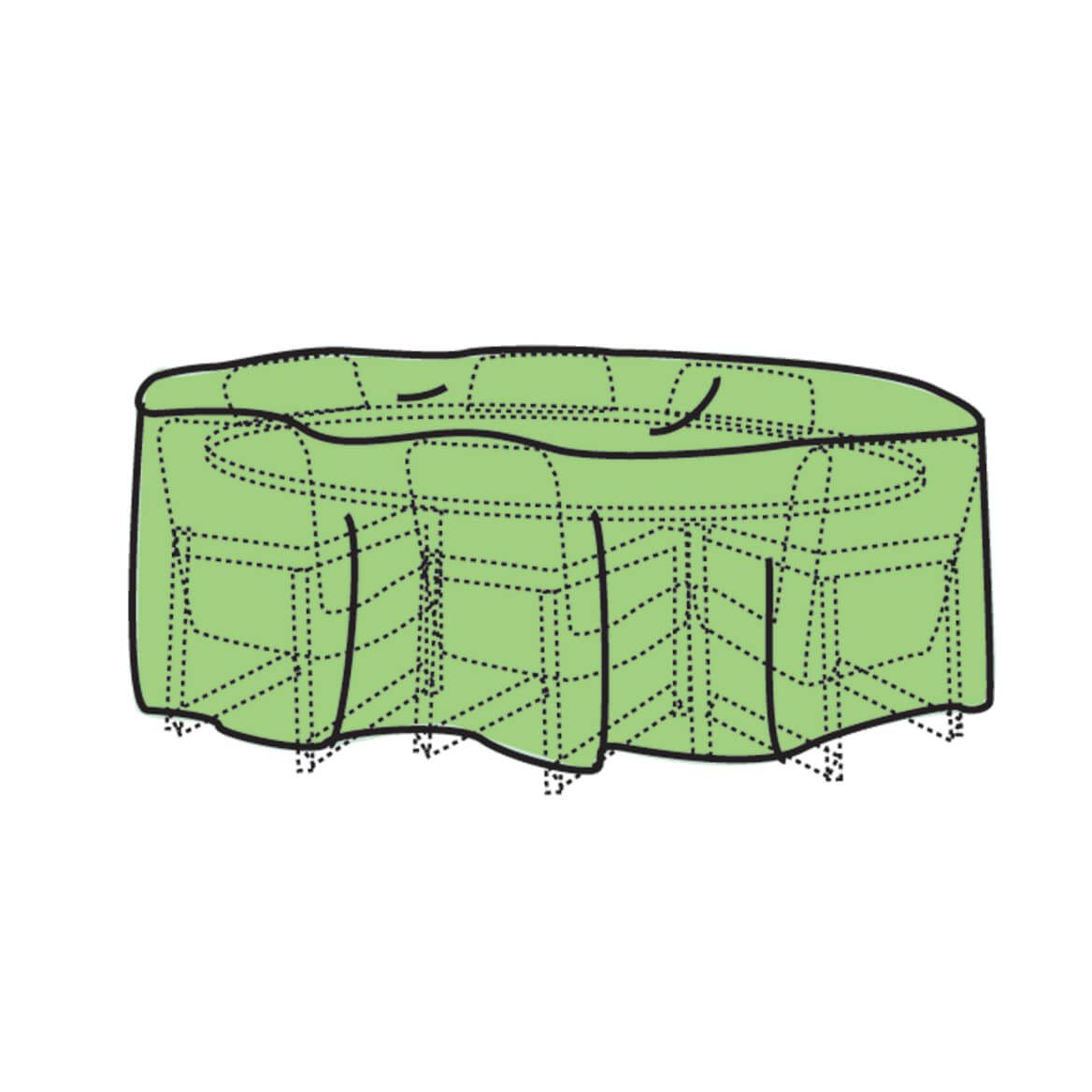 Table Cover Round, 30"H x 84" Dia-358349
