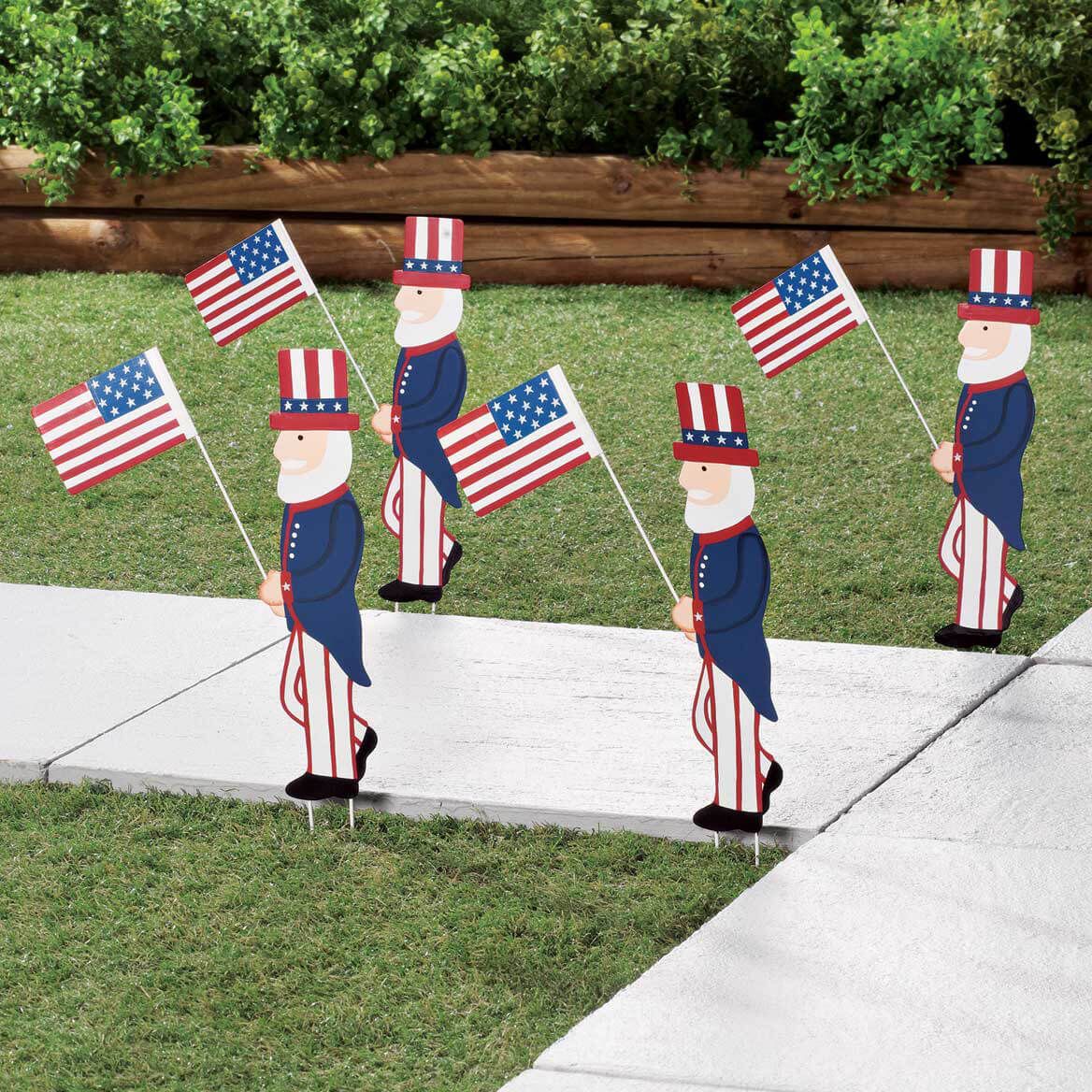 Uncle Sam Metal Yard Stakes, Set/4 by Fox River Creations™-358763