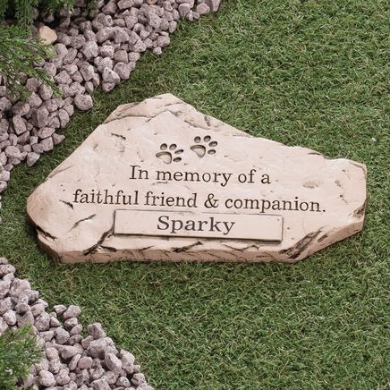 Personalized Faithful Friend and Companion Memorial Stone-359781