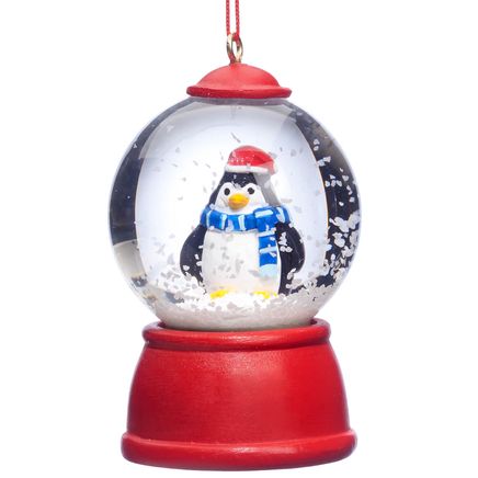 Penguin Water Globe Ornament-360321