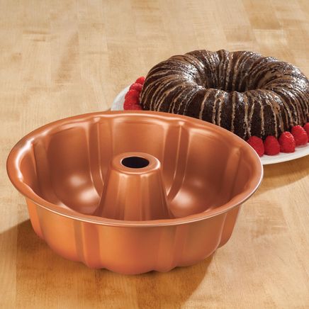 Copper 10" Fluted Cake Pan-361974