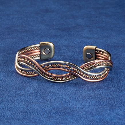 Magnetic Copper Braid Cuff-362352