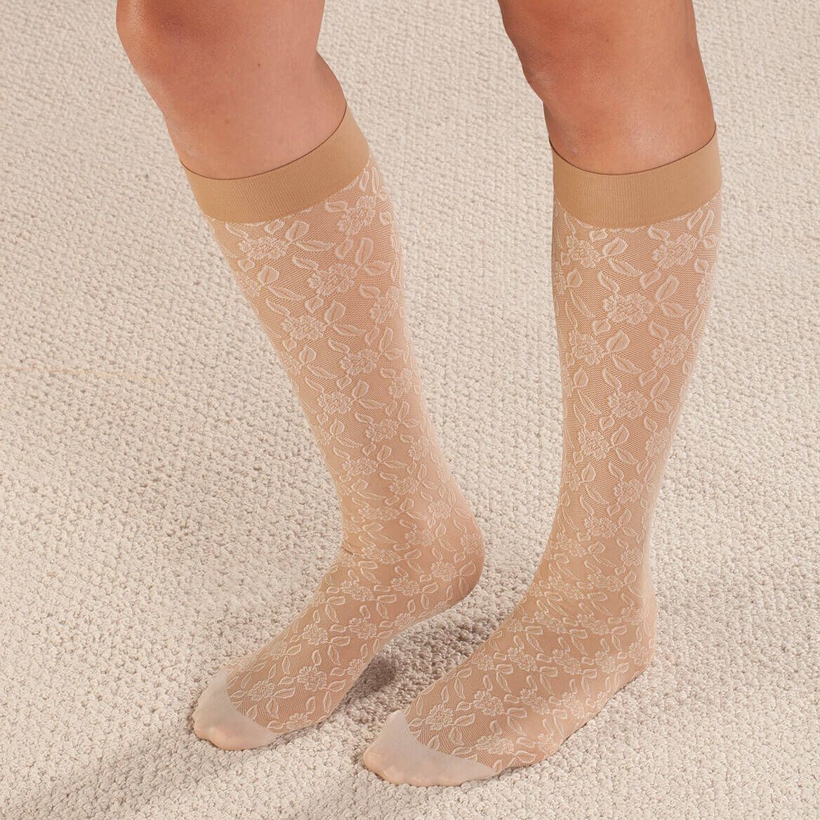Celeste Stein Lace Compression Socks, 8-15 mmHg-362443