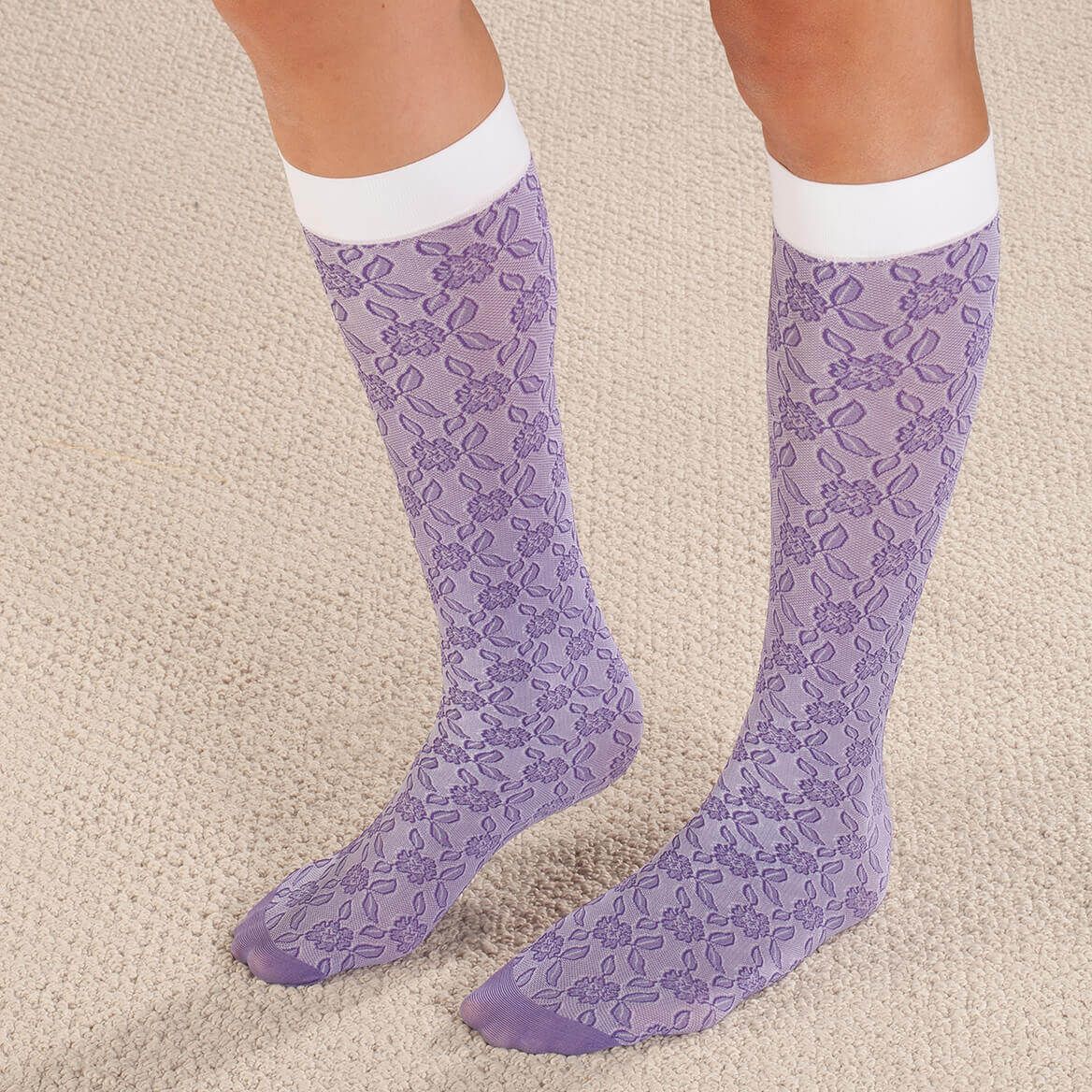 Celeste Stein Lace Compression Socks, 8-15 mmHg-362443
