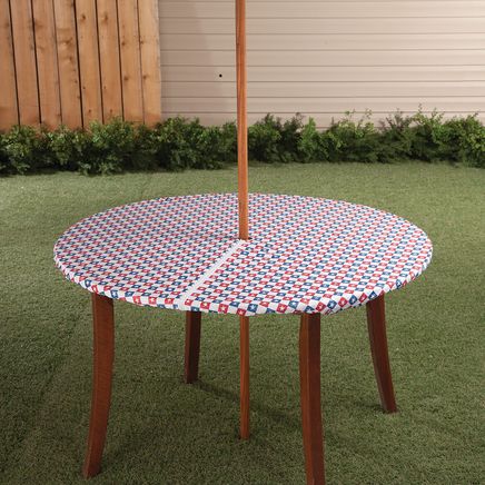 American Stars Vinyl Zippered Elasticized Table Cover-362665