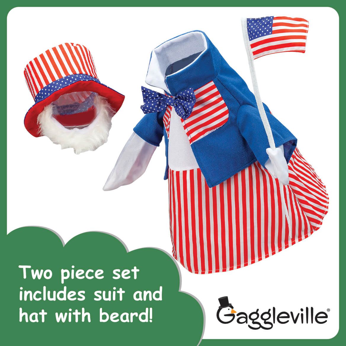 Uncle Sam Large Goose Outfit by Gaggleville®-362813