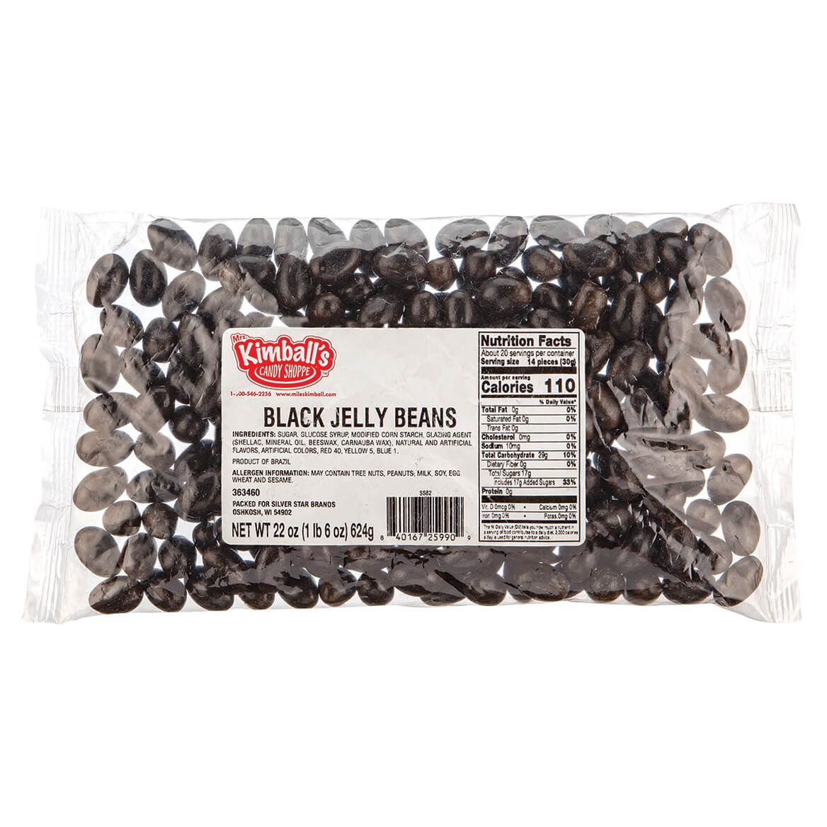 Black Licorice Jelly Beans, 22 oz.-363460
