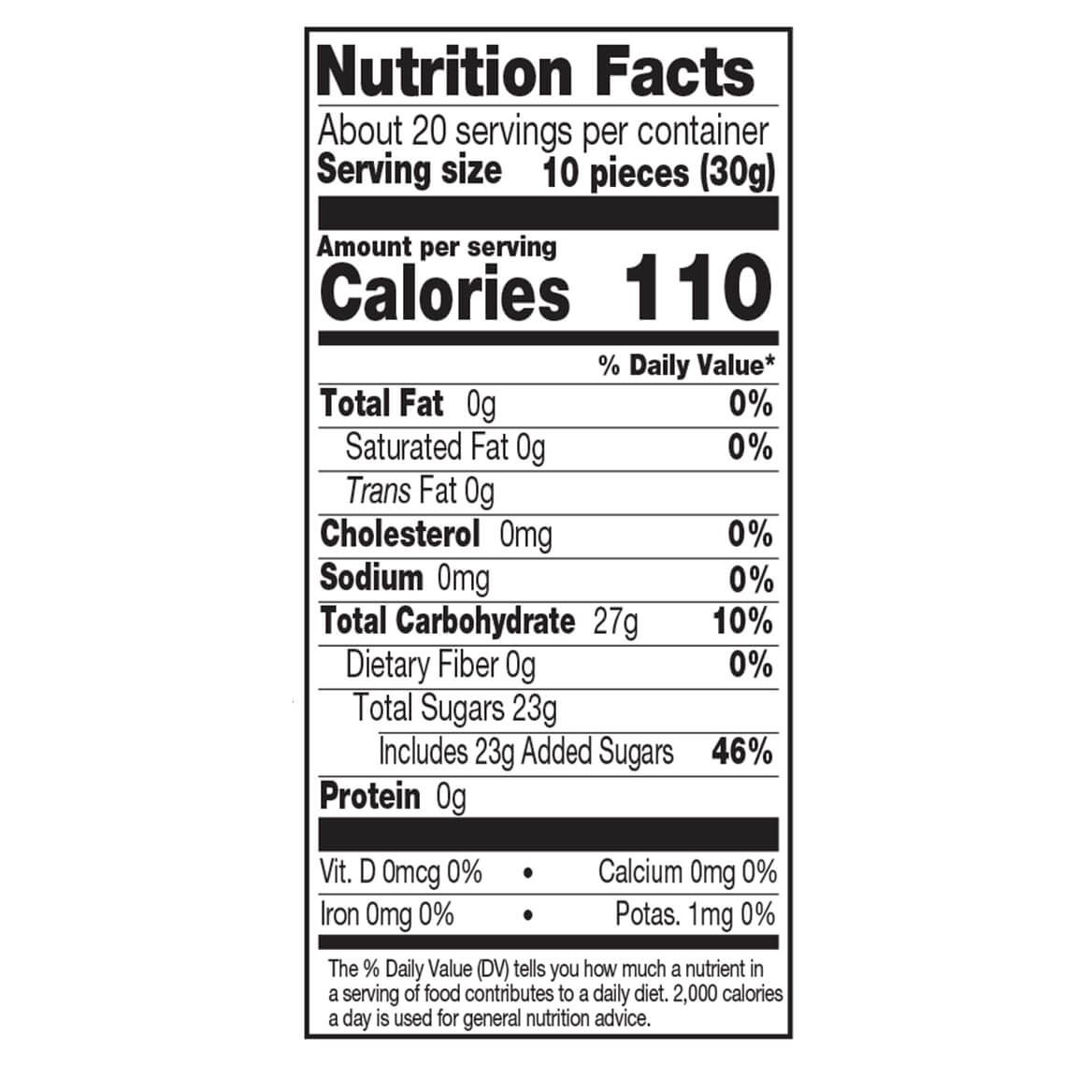 Black Licorice Jelly Beans, 22 oz.-363460