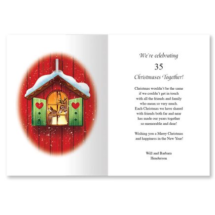 Personalized Our Years Together Christmas Card Set of 20-363921