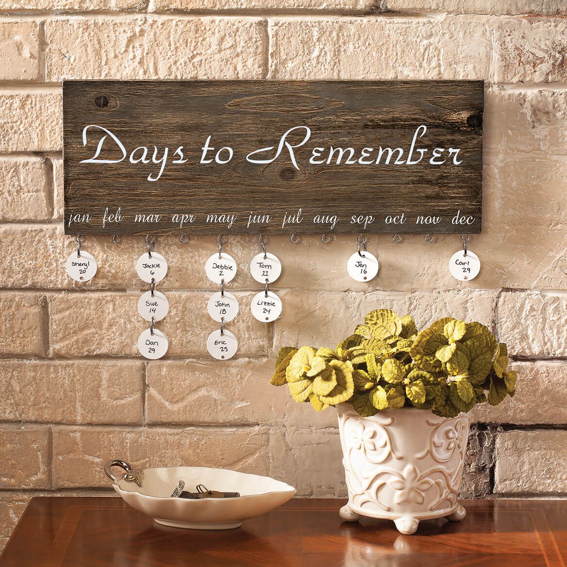 Personalized Dates to Remember Wall Hanging-364601