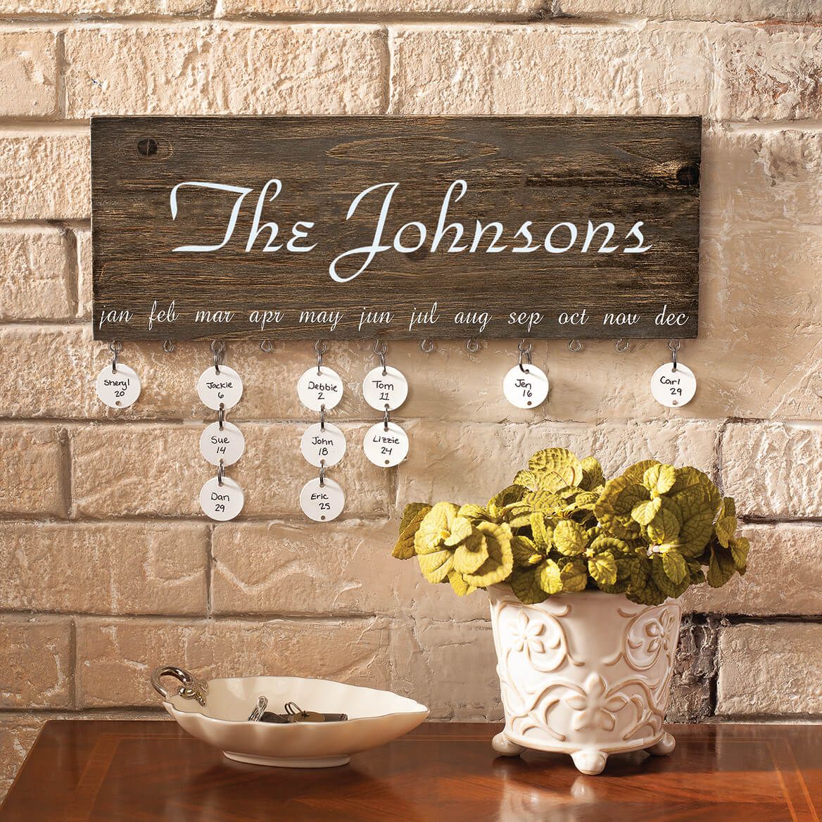 Personalized Dates to Remember Wall Hanging-364601