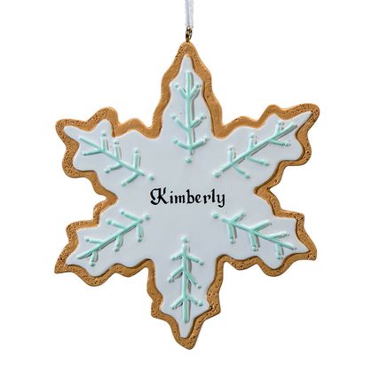 Personalized Snowflake Cookie Ornament-364877