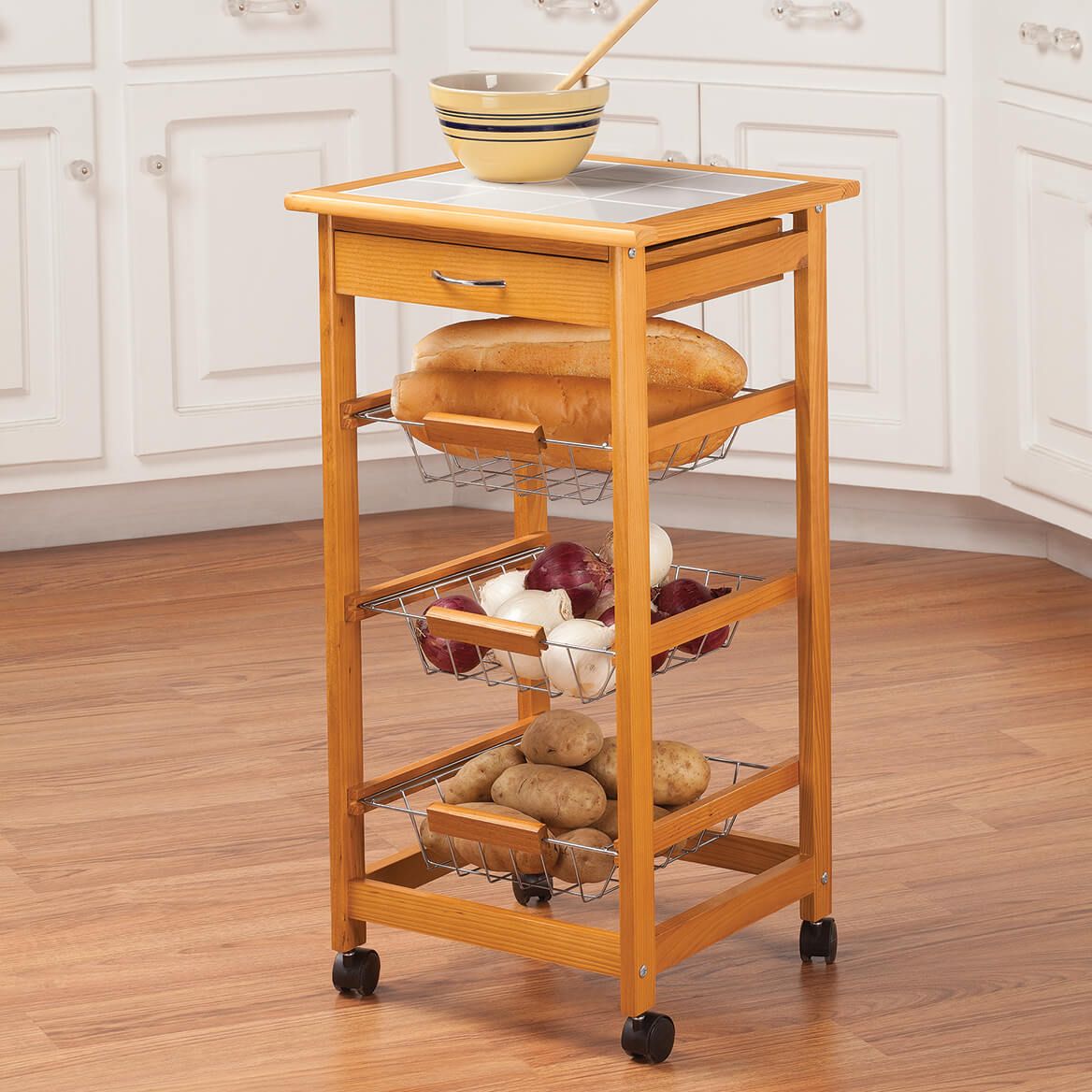 Home Marketplace Rolling Kitchen Cart     XL-366188