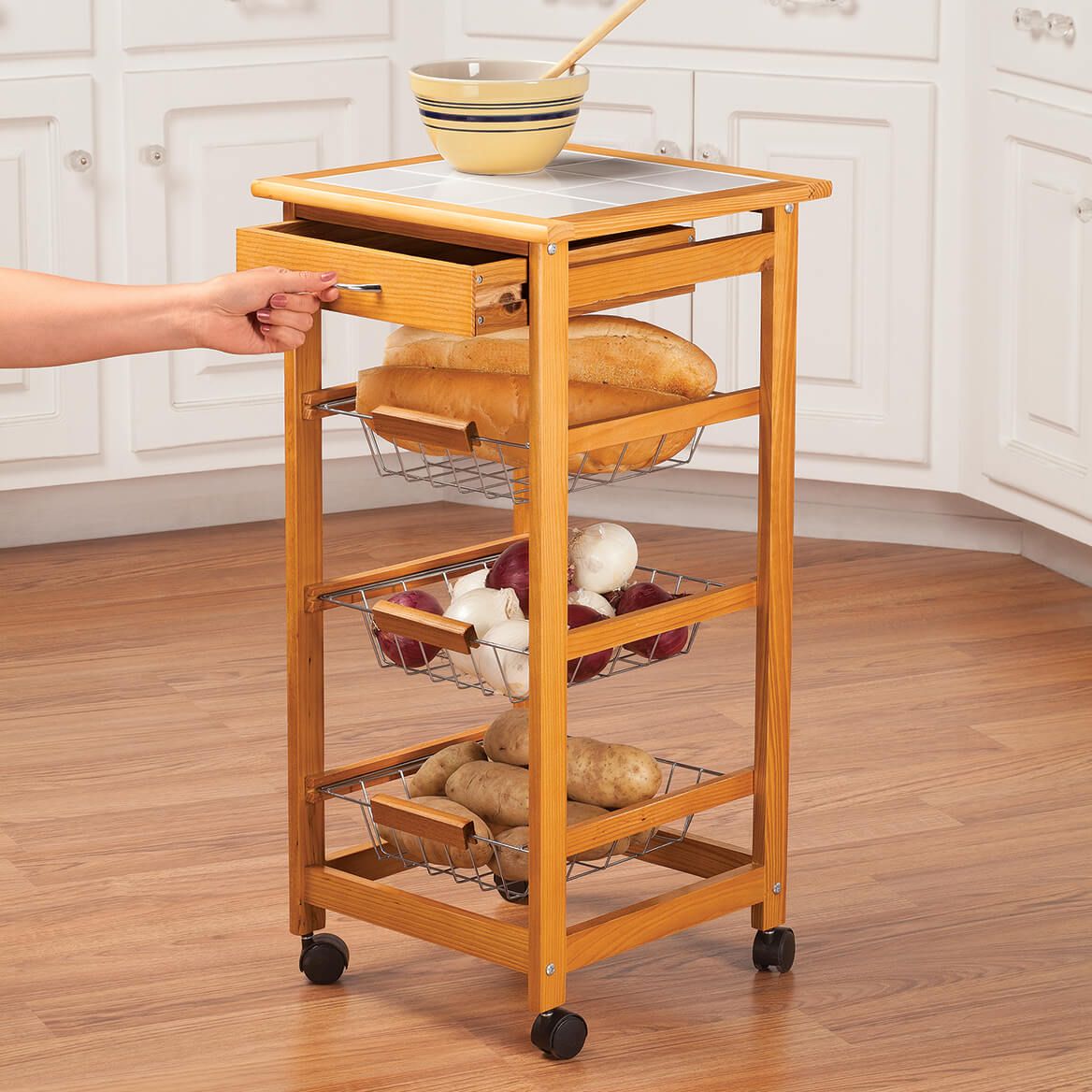 Home Marketplace Rolling Kitchen Cart     XL-366188