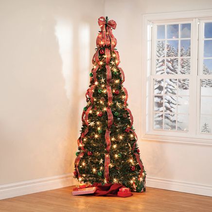 7' Plaid Pull-Up Tree by Holiday Peak™      XL-368144