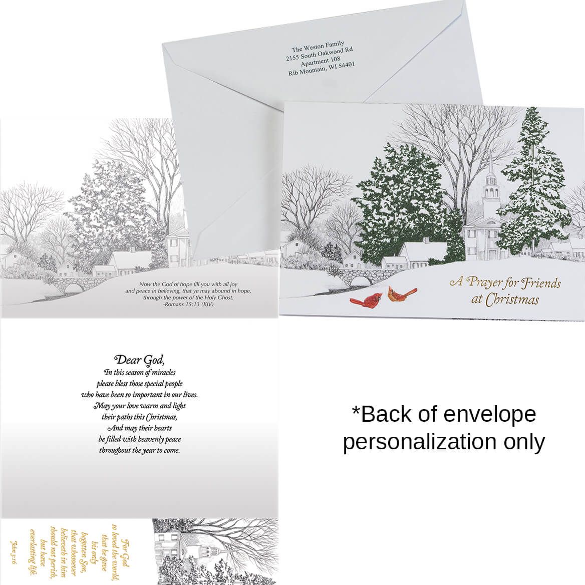Personalized Prayer for Friends w/Bookmark Card Set/20-368255