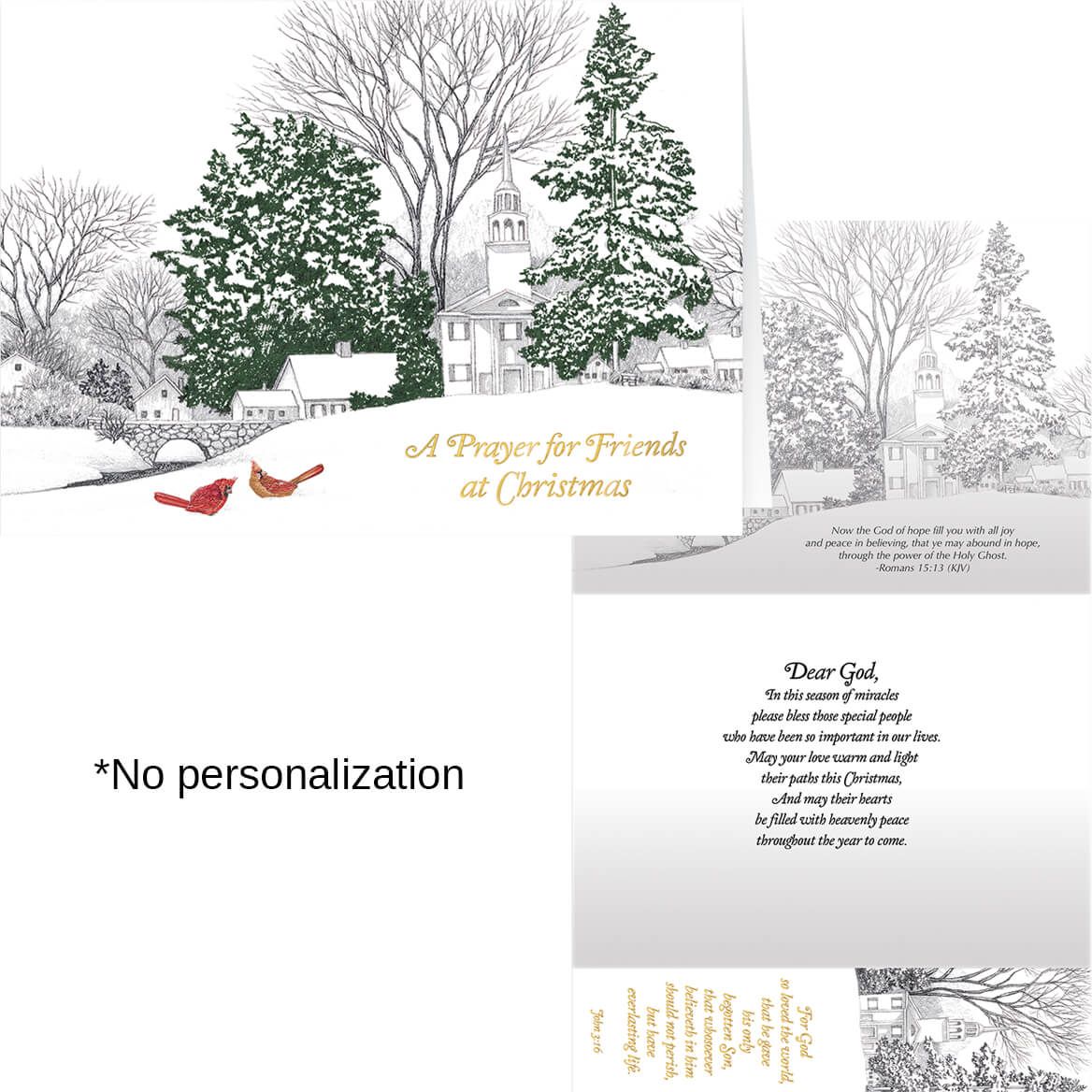 Personalized Prayer for Friends w/Bookmark Card Set/20-368255