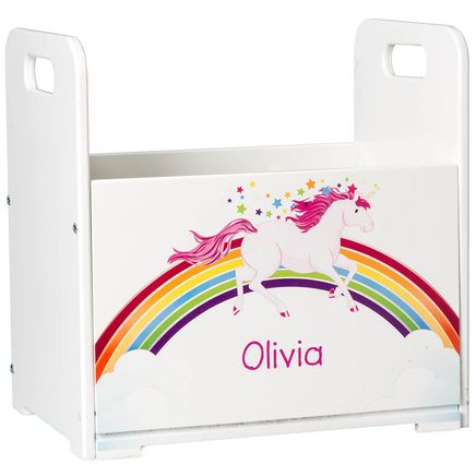 Personalized Unicorn Books Caddy-368446