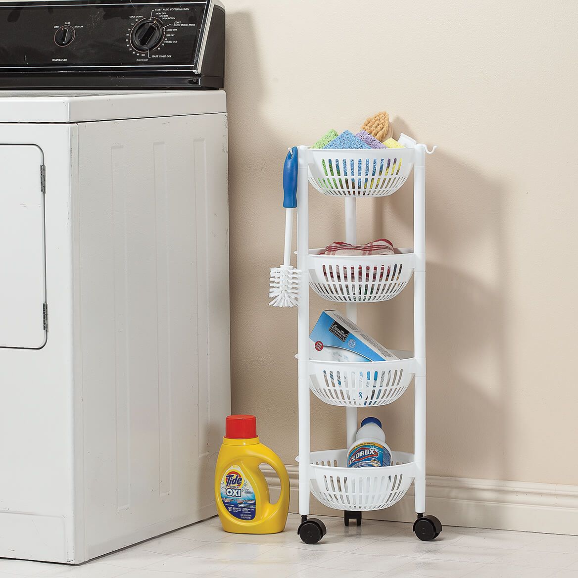 Rolling 4 Tier Kitchen Organizer by Chef's Pride™-368826