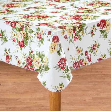 Country Rose Vinyl Table Cover by Chef's Pride-368834
