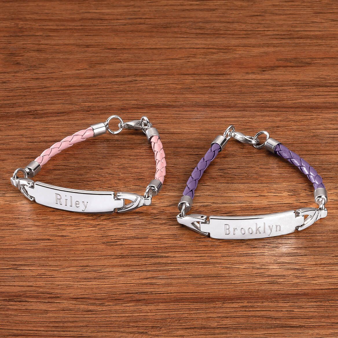 Personalized Purple Children's ID Bracelet-369282
