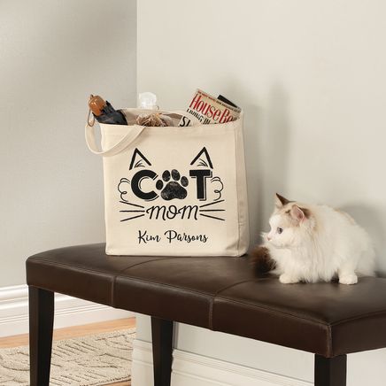 Personalized Cat Mom Tote-369349