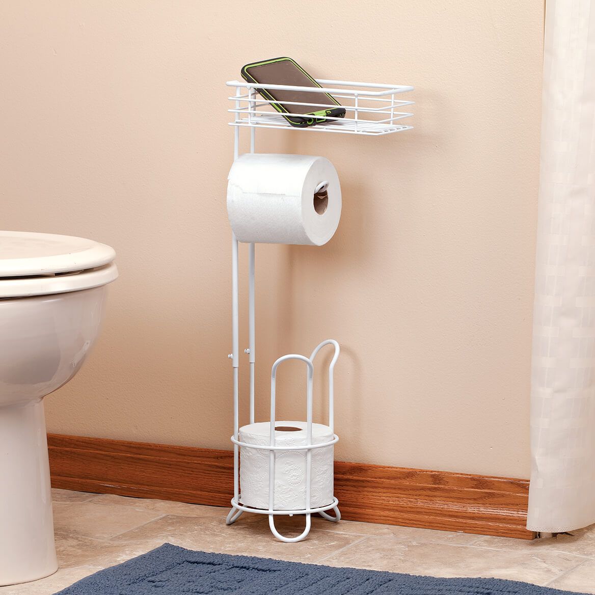 Bathroom Roll and Phone Holder-369619