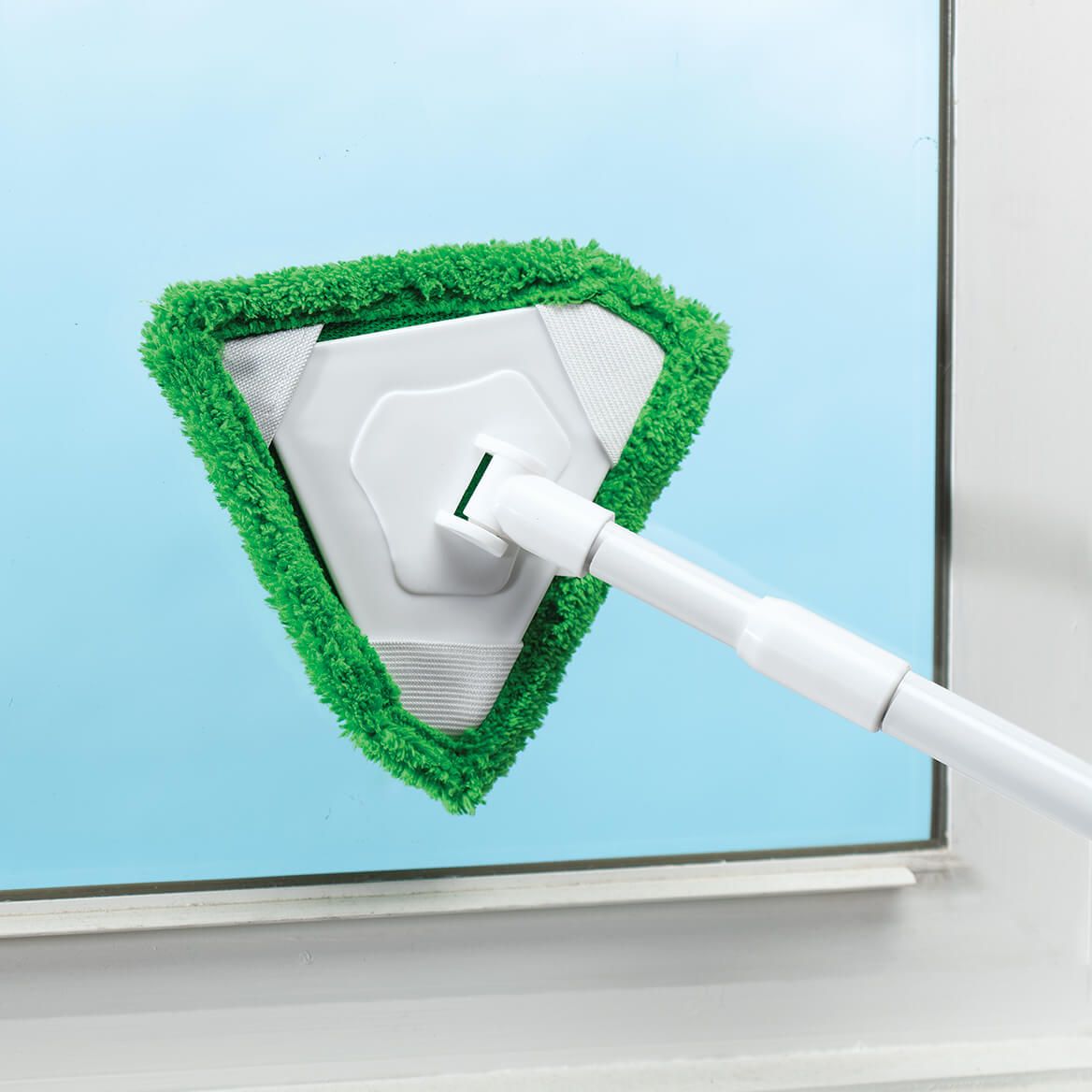 Telescopic Multi-Purpose Triangular Cleaner with 3 Heads-369655