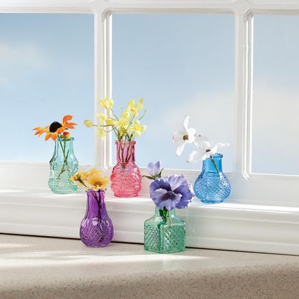 Mini Glass Vases Set of 5-370628