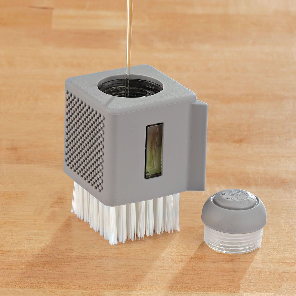 Soap Dispensing Palm Brush by Chefs Pride-370762
