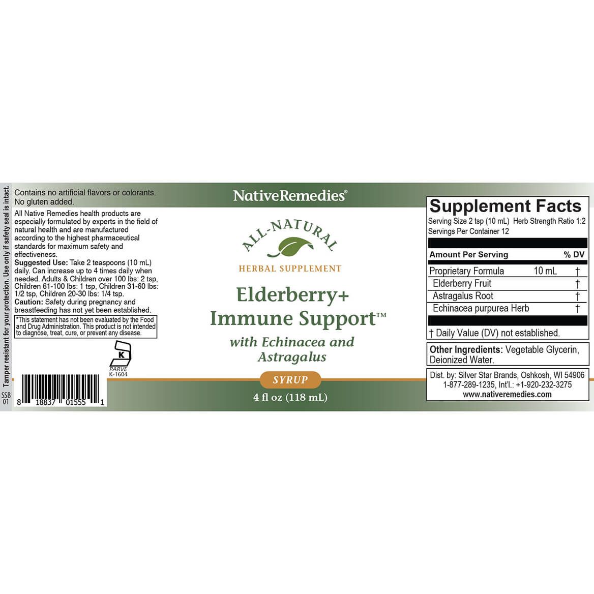 NativeRemedies® Elderberry+ Immune Support-370984