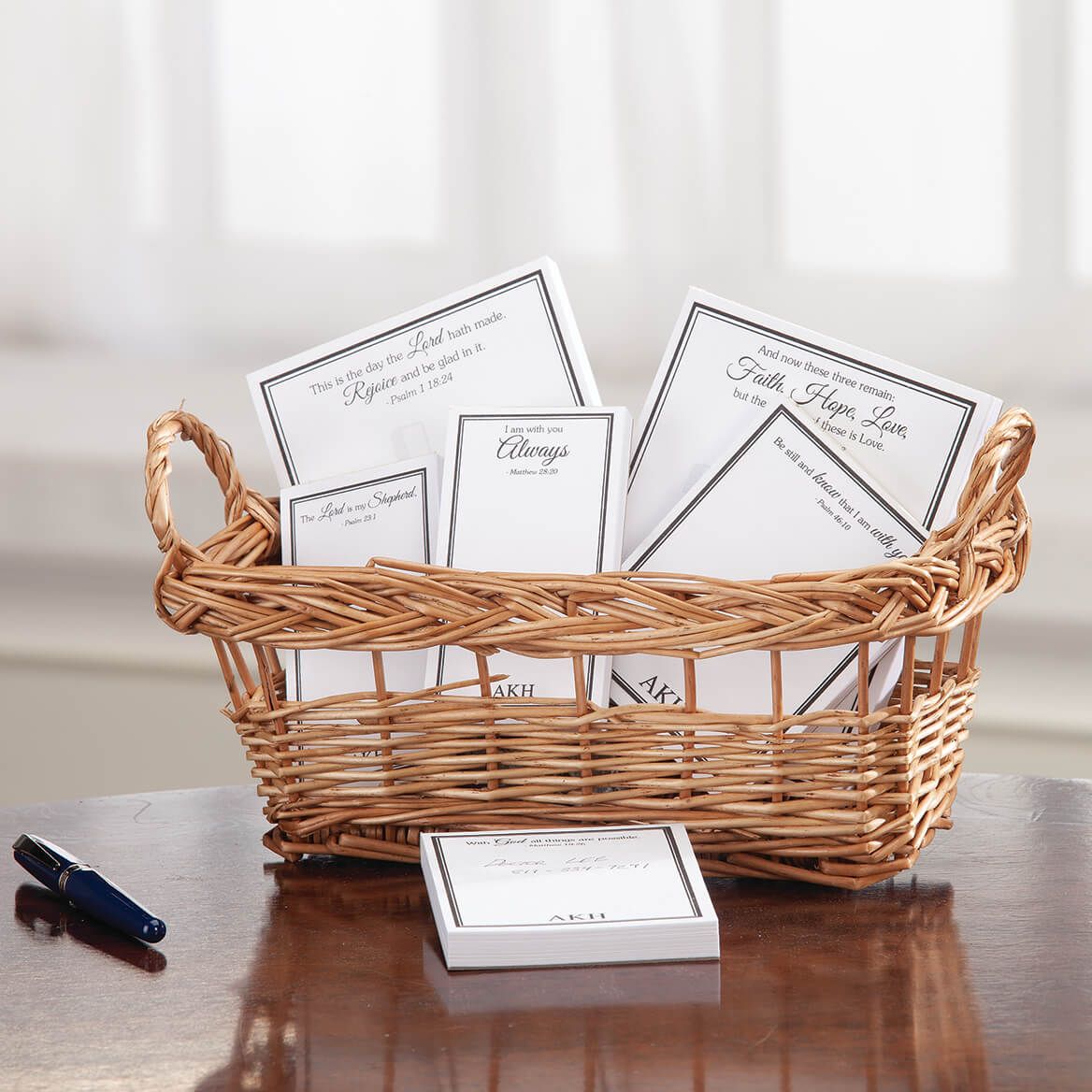 Personalized Basketful of Notes with Bible Quotes-371296