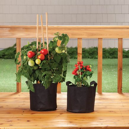 Reusable Fabric Grow Bags, Set of 5-371512