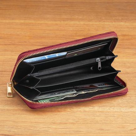 Chevron Trapunto Wallet-371885