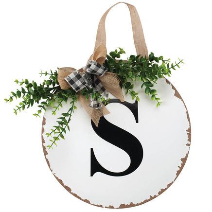 Monogram Door Sign-372160