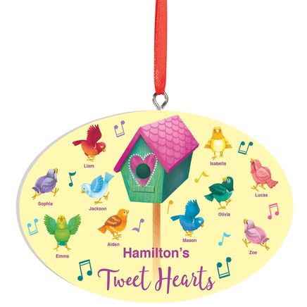 Personalized Tweet Hearts Ornament-372591