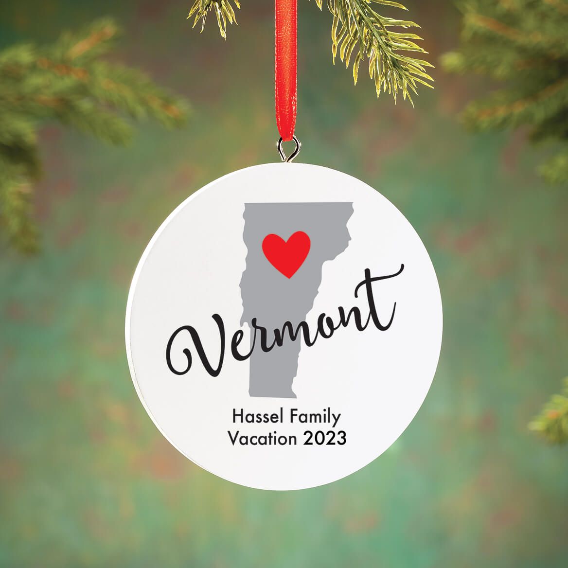 Personalized Home State Love Ornament-372592